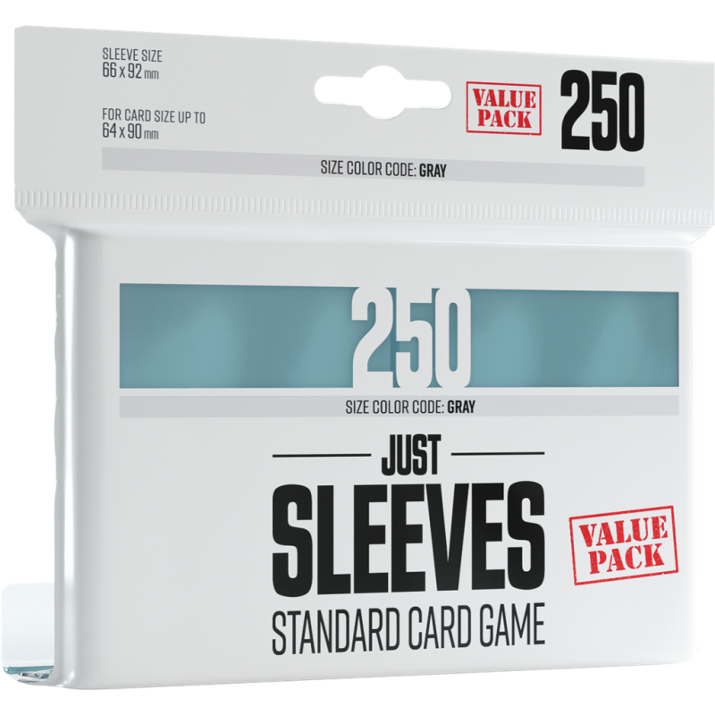 GG : 250 Just Sleeves - Value Pack Clear