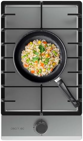 Cecotec Plaque à gaz Bolero Squad G 4200S Glass Black. Plaque à gaz avec 4 feux, finition verre noir, puissance 8000W, grilles individuelles et allumage électrique avec sécurité des vannes. : Cuisine et Maison