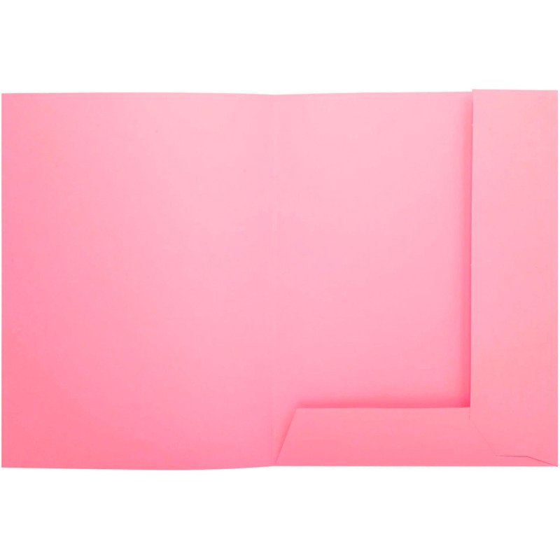 Chemise dossier 2 rabats Super Exacompta 24 x 32 cm couleurs assorties - Paquet de 5