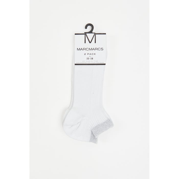 Marcmarcs-2-pack sokken rib lurex - MarcMarcs