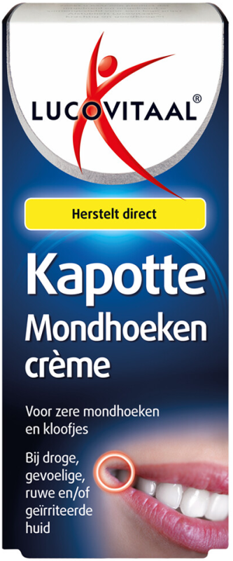 Lucovitaal Kapotte Mondhoeken Crème 15ml