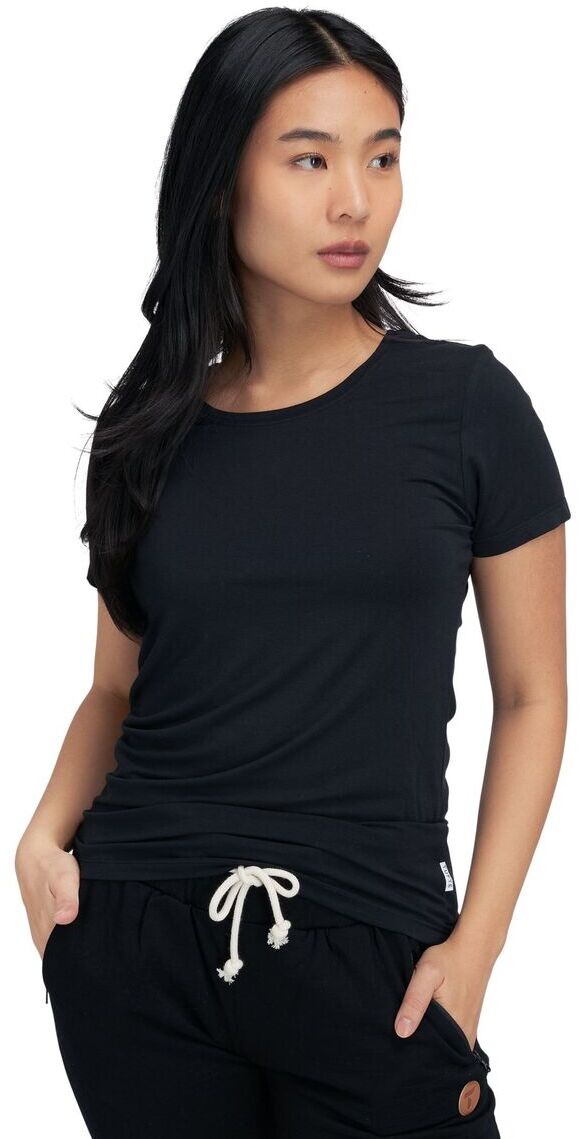 Tufte SoftBoost Crew Neck Tee Womens Black Beauty