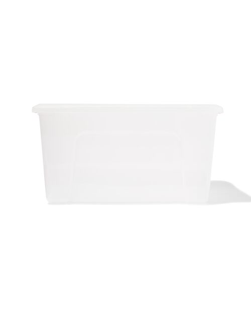 boîte de rangement avec couvercle 45L Tokyo transparent 58x39.5x30