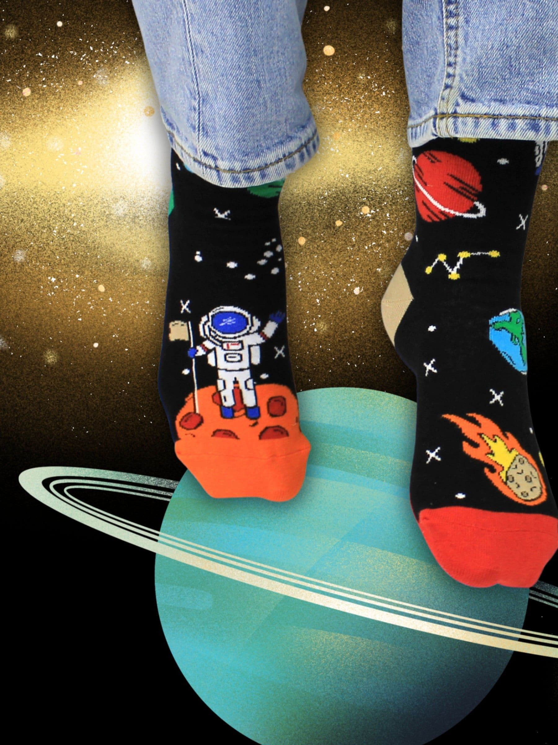 United Odd Socks Space Explorer Socks 3 pack