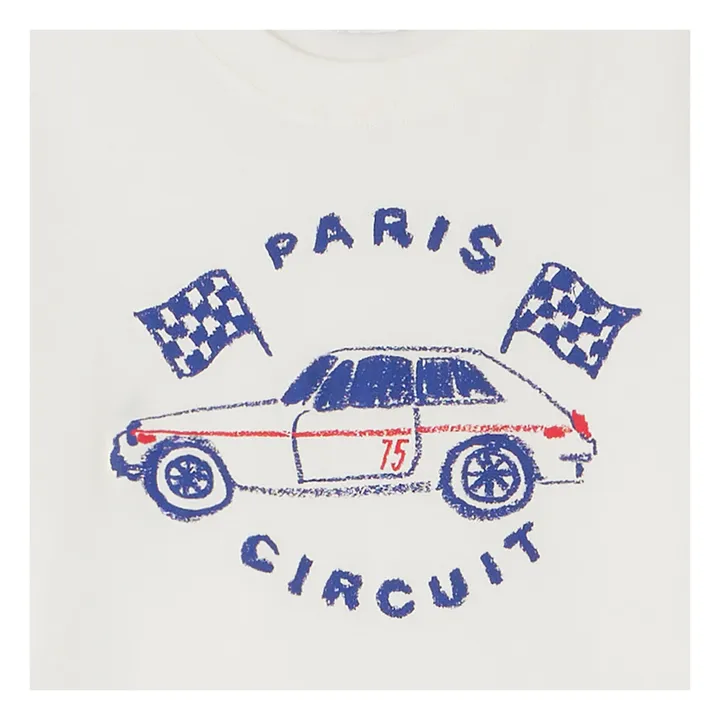 Bonpoint T-shirt Thibald Voiture | Blanc