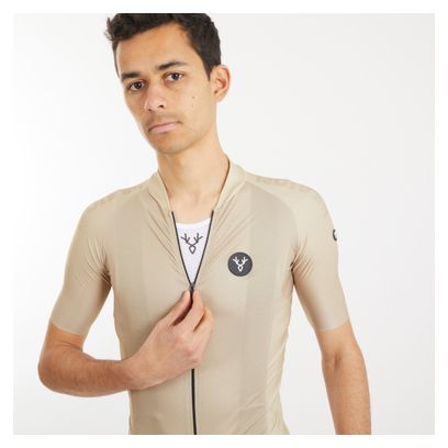 Maillot Manches Courtes LeBram Glières Beige Sable