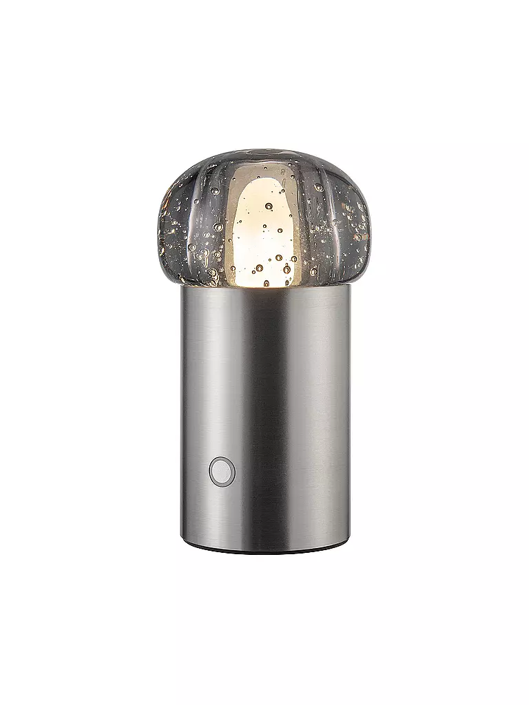BLOMUS Mobile LED Lampe IRIS 18cm Metallic Finish silber