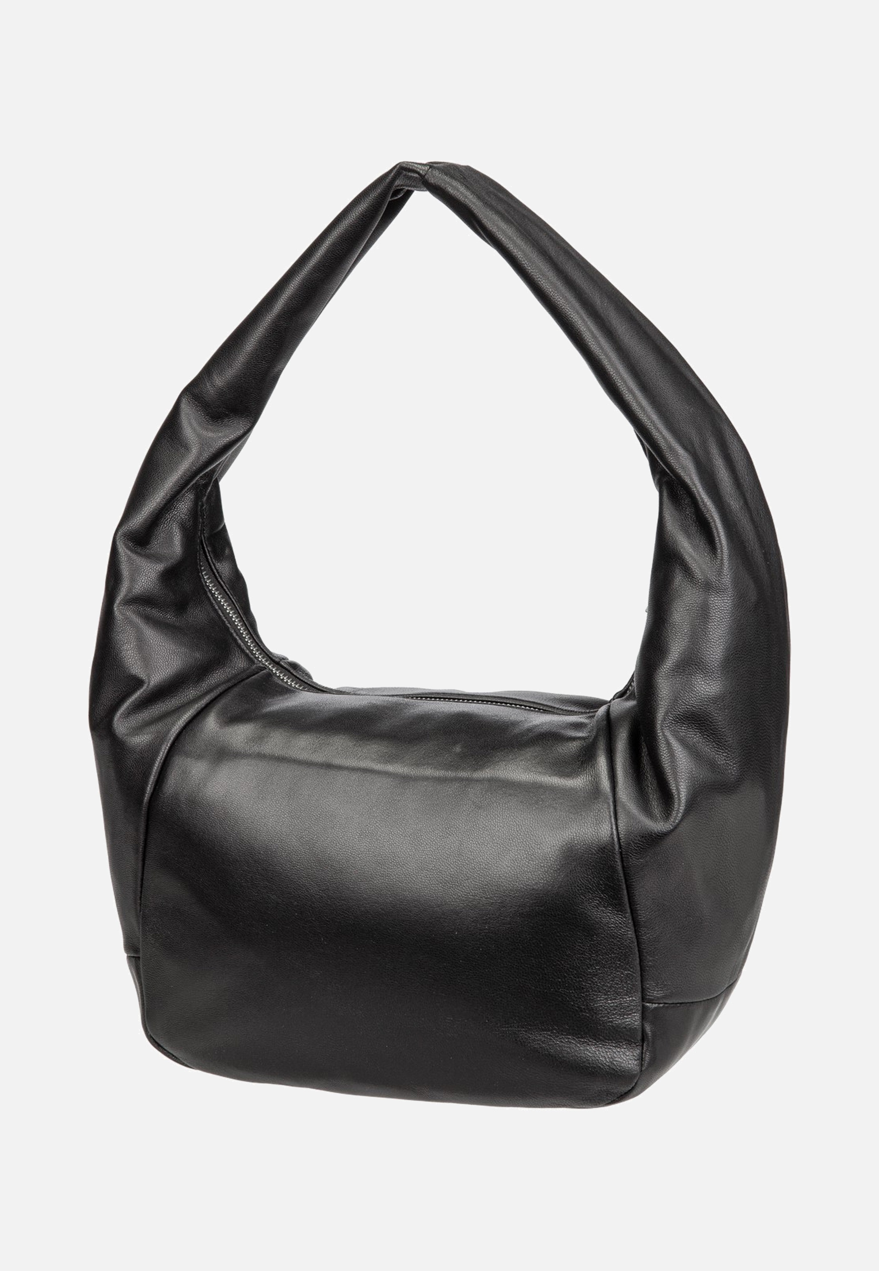 Farrah M Vintage Goat Black - Hobo Bag