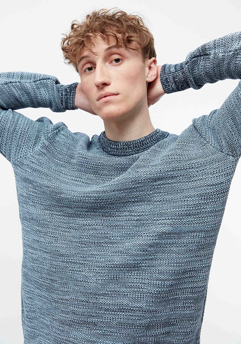 Givn Berlin Sweatshirt GBAiden Midnight Blue (Melange)