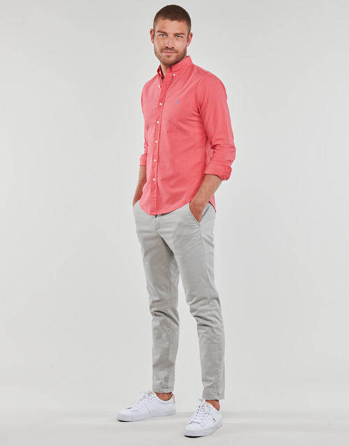 Polo Ralph Lauren - CHEMISE AJUSTEE SLIM FIT EN OXFORD LEGER Rojo