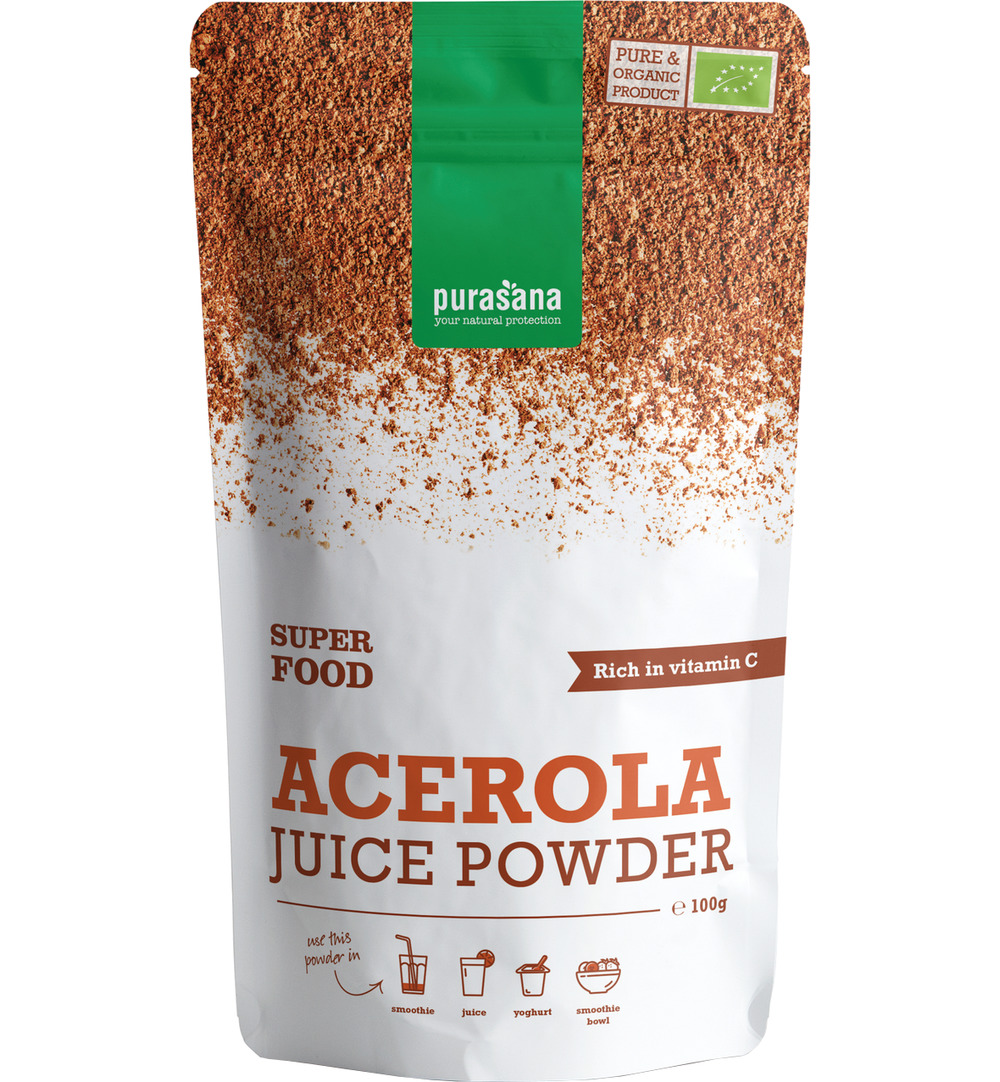 Purasana Acerola Poeder – Vegan Bio (100 gr)