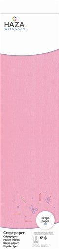 Lichtroze Crepe Papier 2,5m