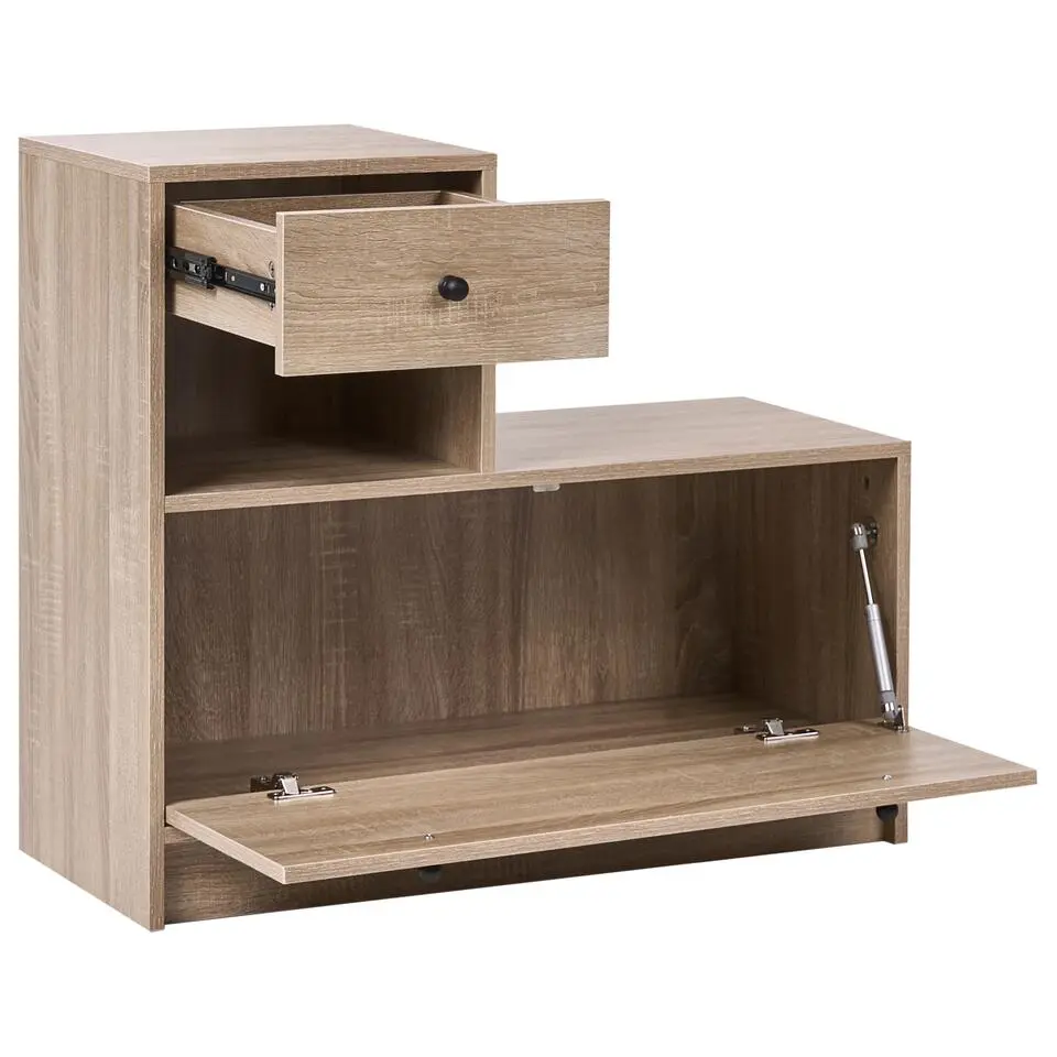 COOMA - Halmeubelset - Lichtbruin - Hout