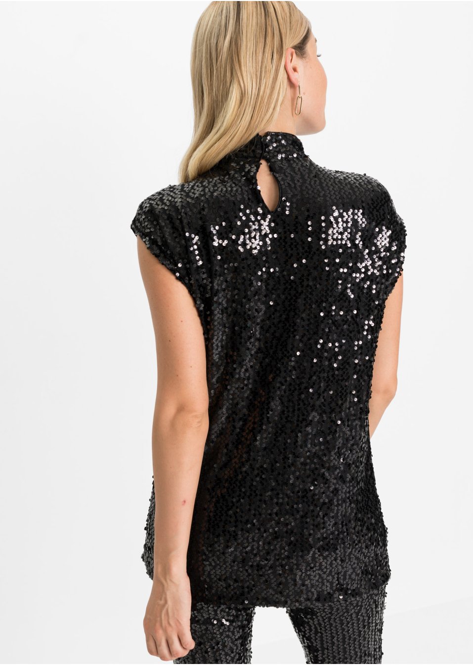 Top à paillettes