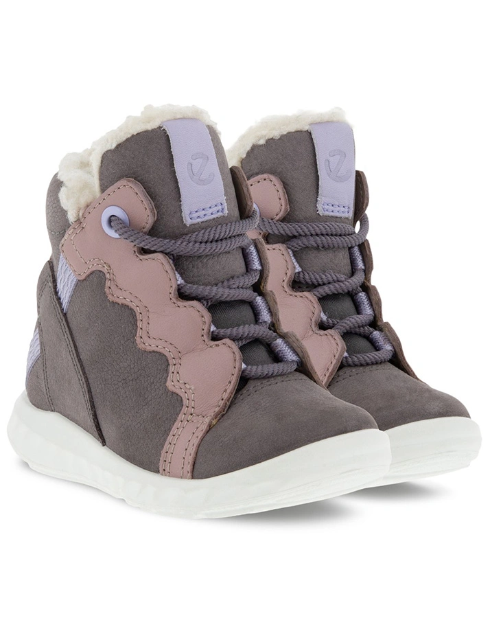 Leder-Stiefel SP.1 LITE INFANT gefüttert in gravity/woodrose