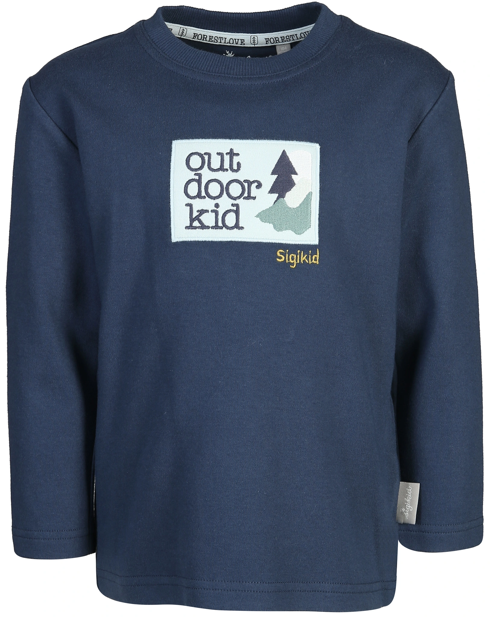 Langarmshirt OUTDOOR KID in dunkelblau