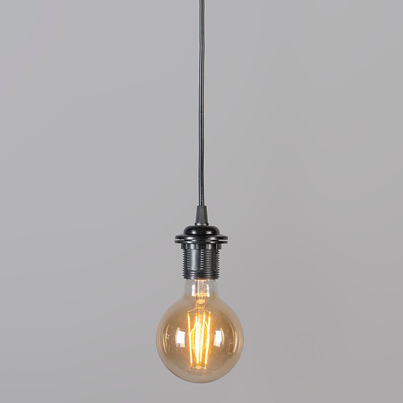 Retro hanglamp zwart 15 cm - Granny Frame