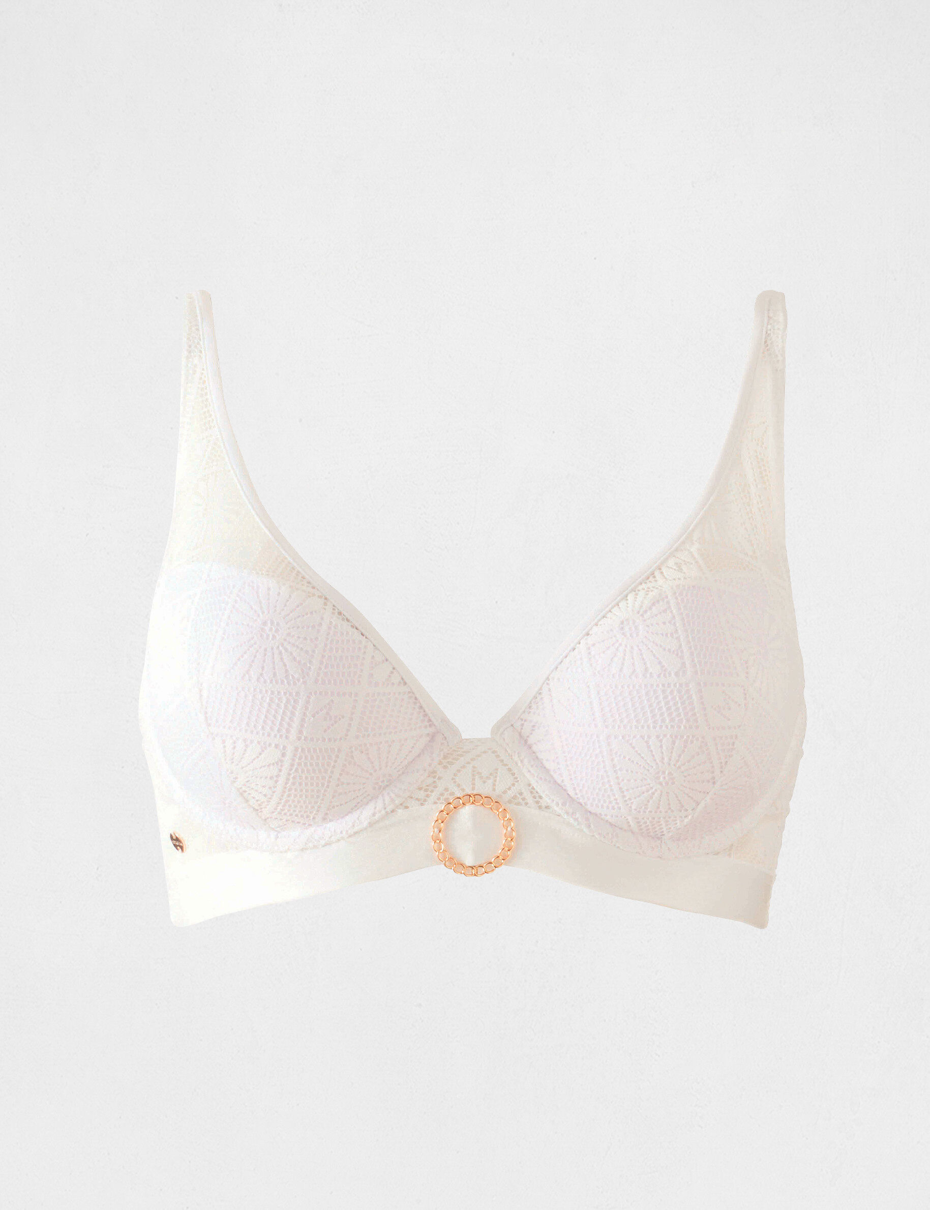 Soutien-gorge coques blanc femme - blanc