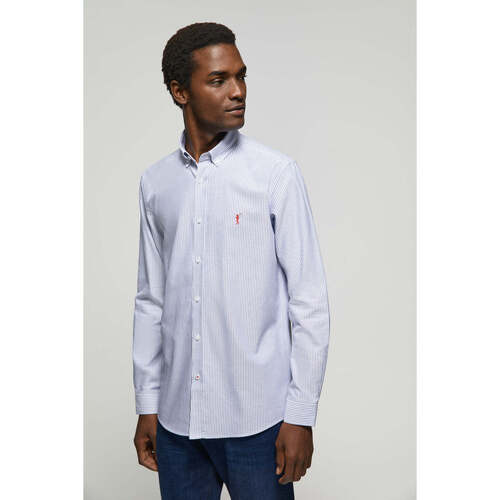Polo Club - RIGBY GO SHIRT STRIPES OXFORD Azul