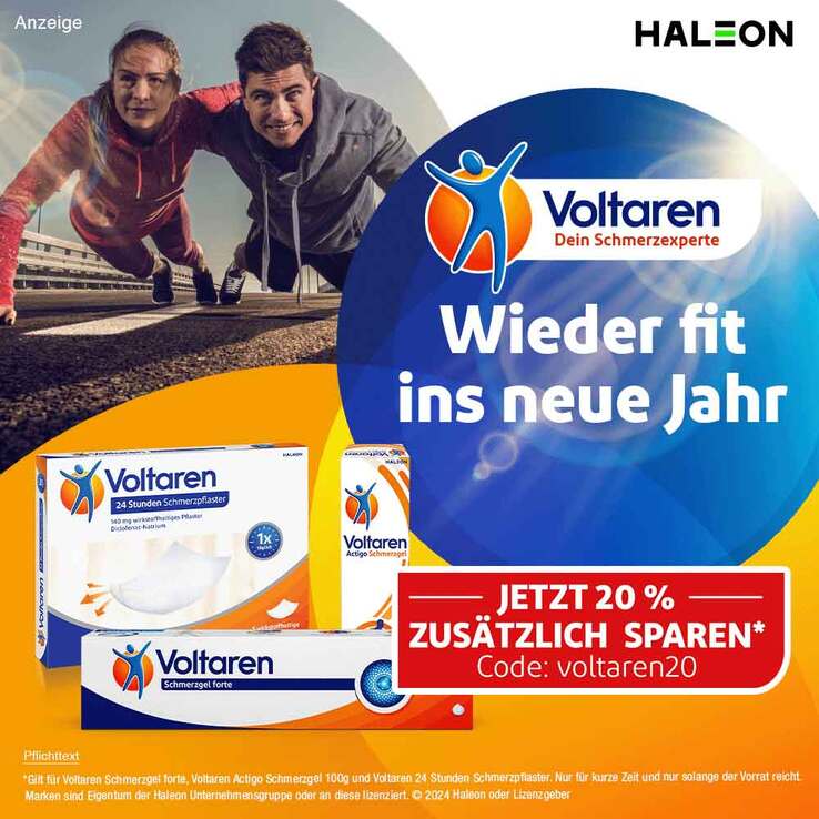 Voltaren 24 Stunden Schmerzpflaster mit Diclofenac, 5 St