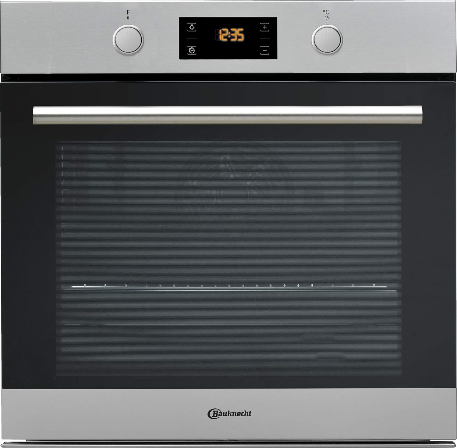 Bauknecht BAR2 KP8V2 IN Einbau-Backofen mit Pyrolyse-Reinigungssystem/Energieeffizenzklasse A/ 71 L Maxi-Garraum/ 2-fach Backauszug/ PowerHeißluft/ SmartClean