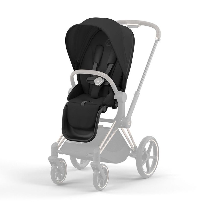 Habillage de siège pour poussette Priam/e-Priam sepia black - Ecru