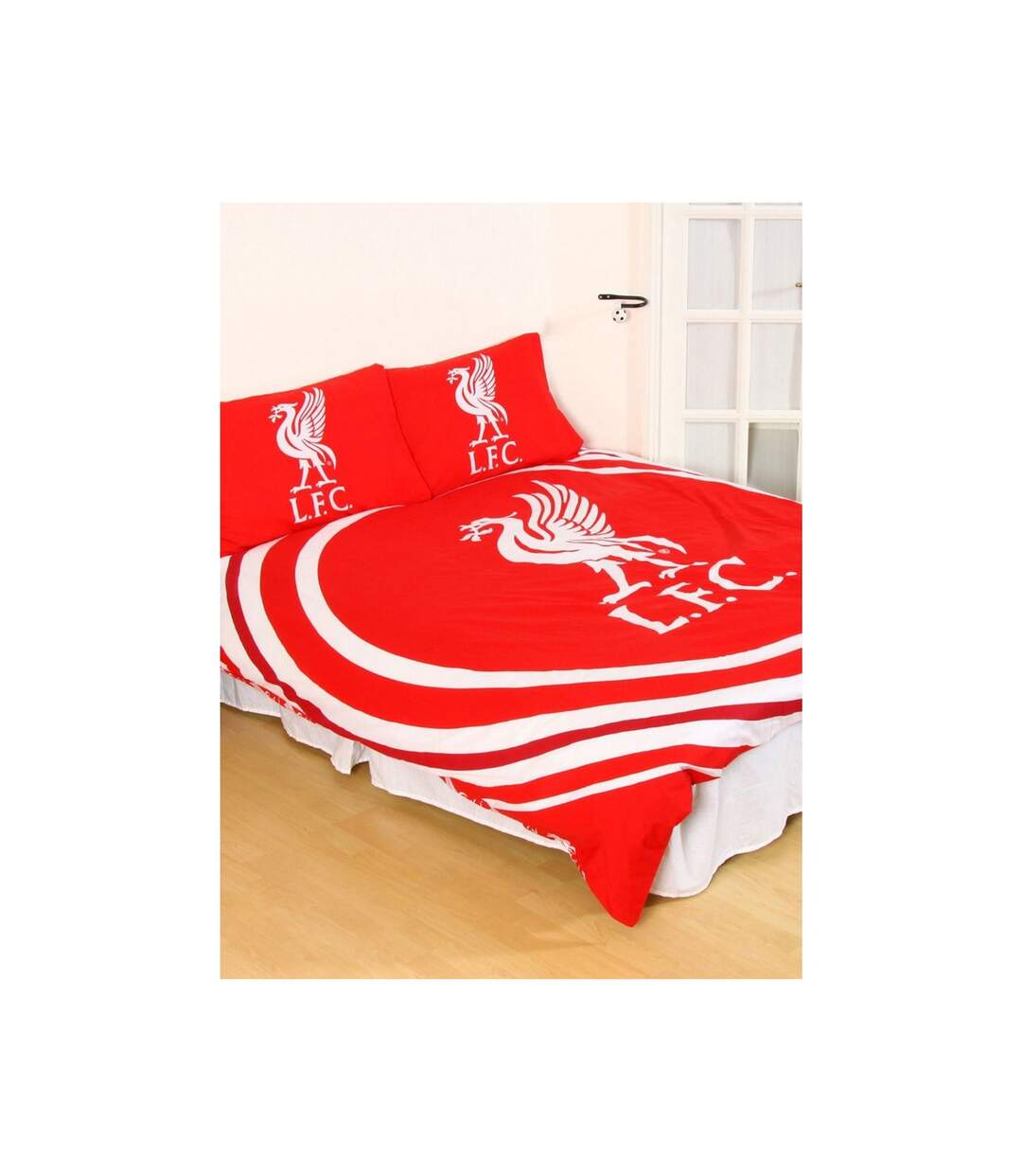 Liverpool FC - Parure de lit (Rouge / Rouge / Blanc / Blanc) - UTAG421