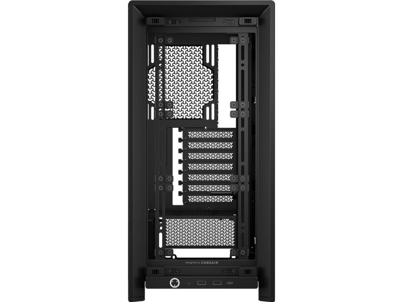 Corsair PC-Gehäuse Frame 4000D Schwarz Midi Tower-Gehäuse mit Seitenfenster