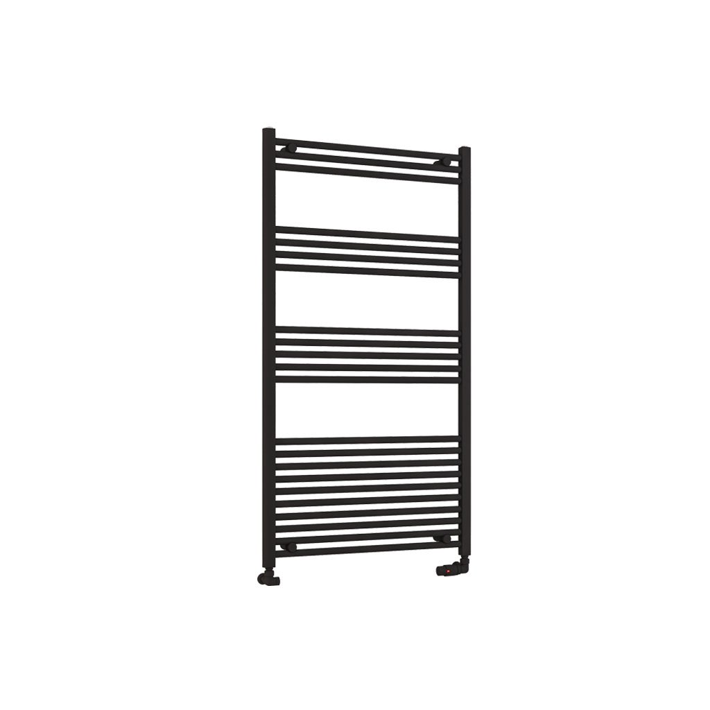 Eastbrook Wendover handdoekradiator 75x140cm 888W zwart mat