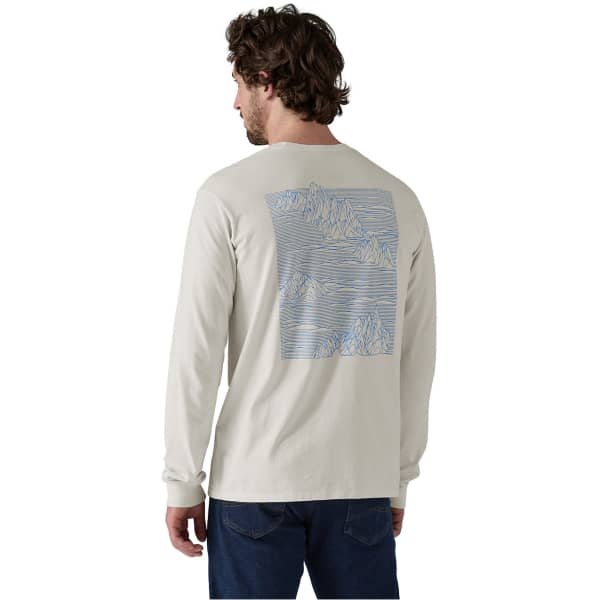 T-shirt PATAGONIA L/S STRATASPIRE RESPONSIBILI-TEE BIRCH WHITE