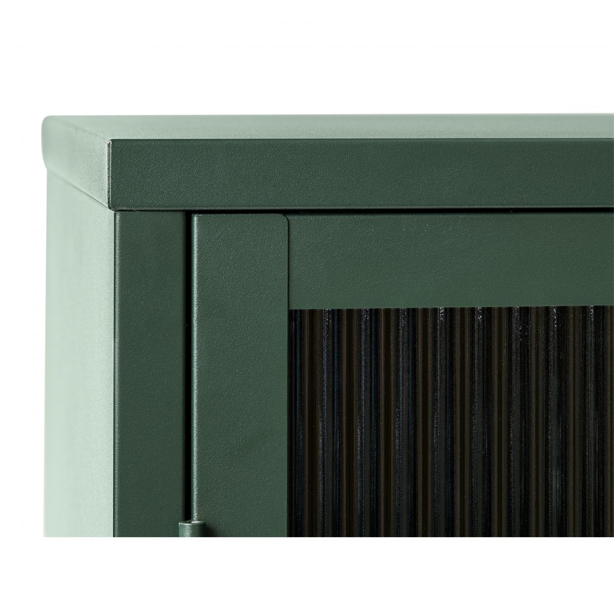 Nordic Home - Olan glazen dressoir - 130 cm - groen