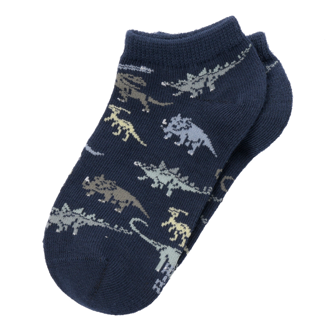 Topolino 4 Paar Jungen Sneaker-Socken im Set hellgrau / hellgrün / dunkelblau