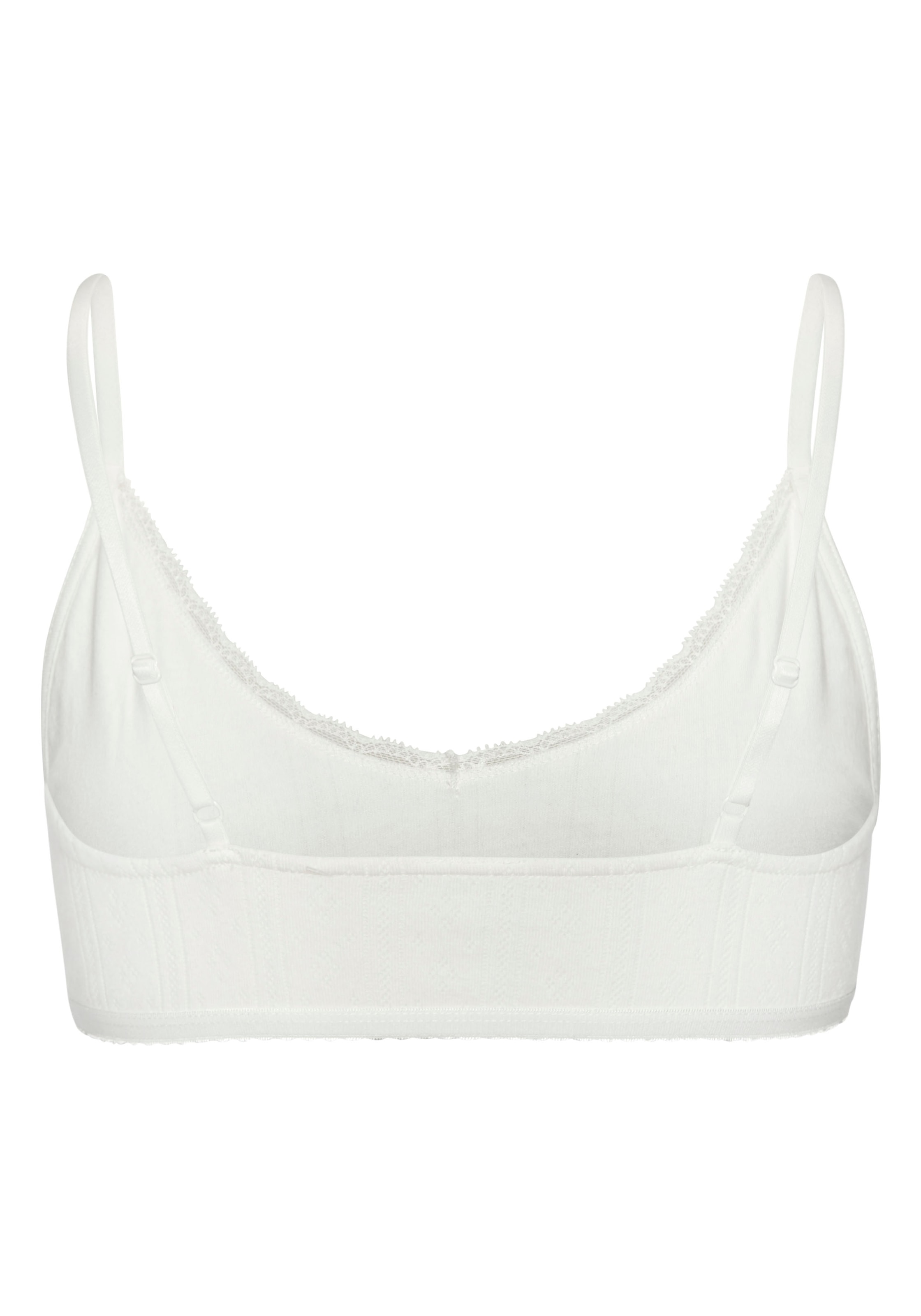 Vivance Bralette , aus weichem Pointelle-Strick mit Spitze