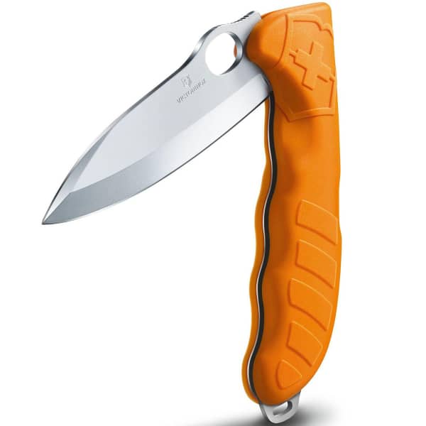 Couteau randonnée VICTORINOX HUNTER PRO M ORANGE ONE HAND + ETUI