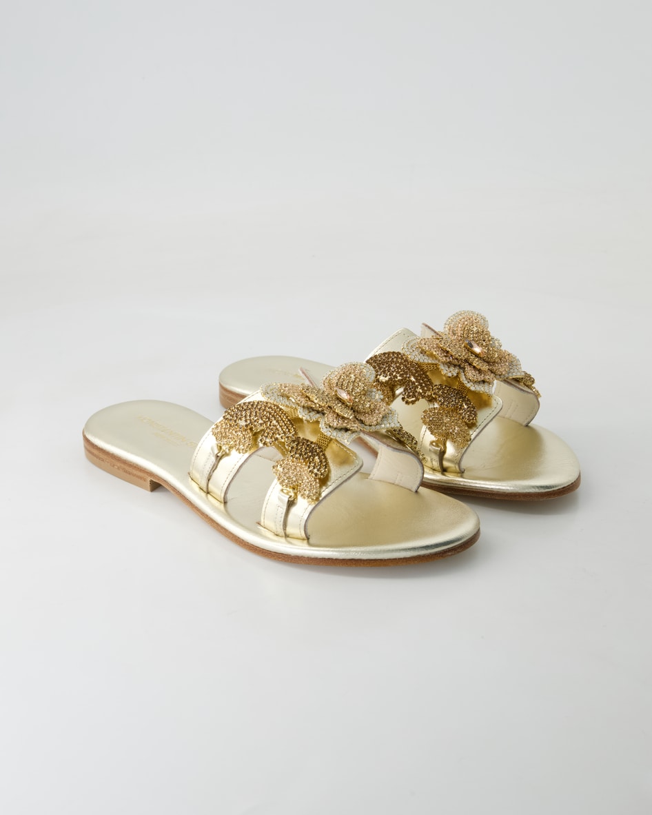 Konstantin Starke FB1089 Pantoletten in Gold