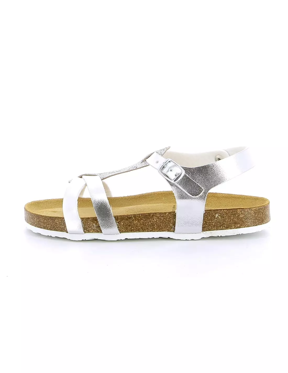 PLAKTON CROSS - Sandales & nu-pieds Argent