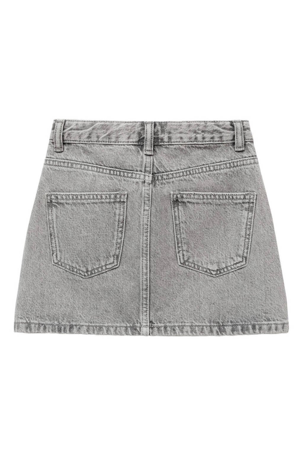 Mango Kids denim spijkerrok grey denim