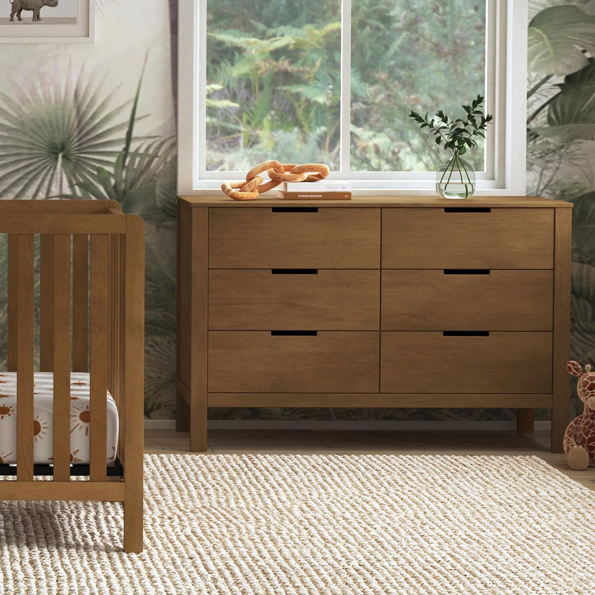 DaVinci Bureau 6 Tiroirs Colby - Noyer