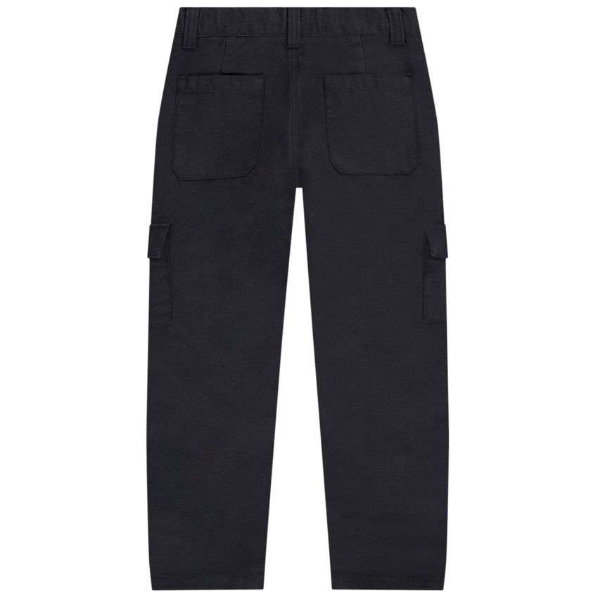 Pantalon cargo uni pour garçon - Gris foncé