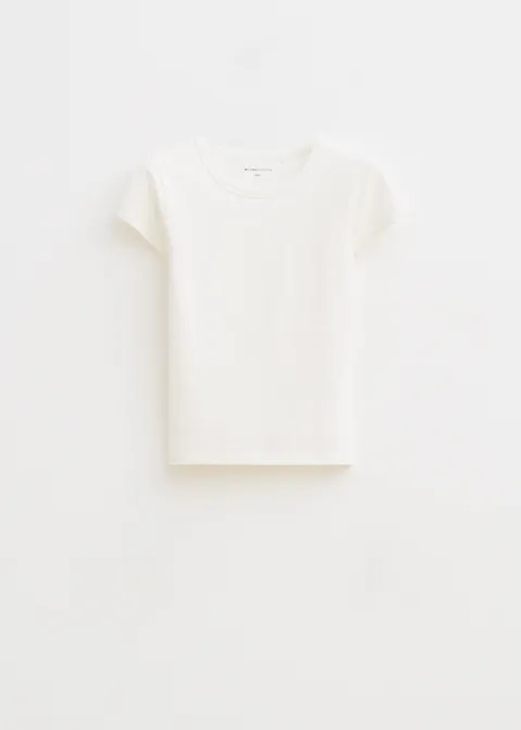 Basic t-shirt off-white (WIT.O)