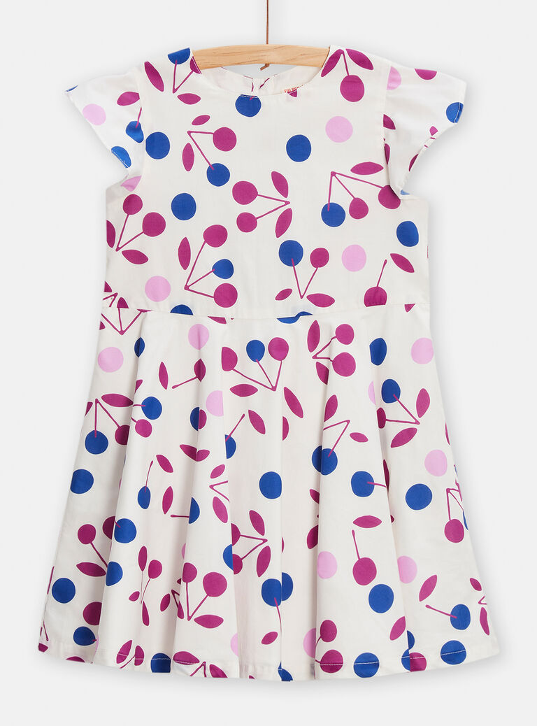 Robe à imprimé cerises pour fille
