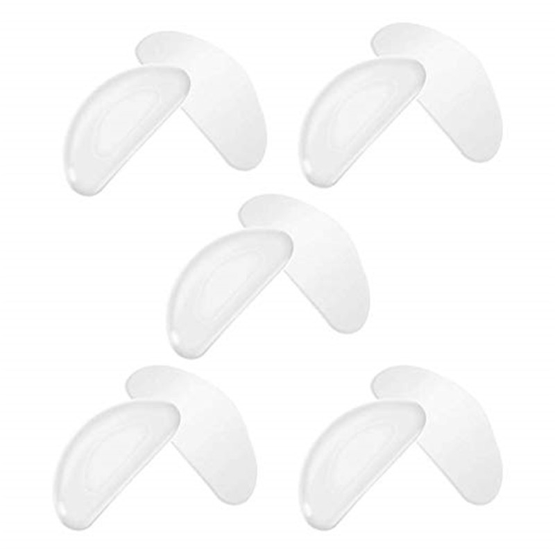 (20er Set) Silikon Brillen Pads Rutschfeste Nasen Bügel Pads Selbstklebend - Transparent