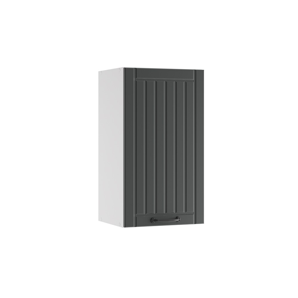Vicco Hängeschrank Küchenschrank Küchenmöbel Fame-Line Landhaus Weiß Anthrazit 40 cm modern