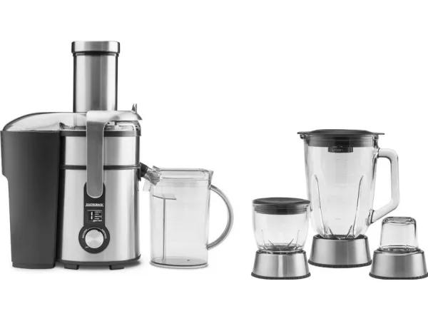 Gastroback Design Multi Juicer Digital - Juicepresse/blender/hakker/kaffekværn - 1.3 kW - rustfrit stål