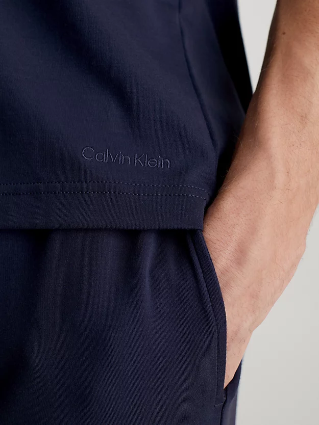 Conjunto de pijama com calça - CK Preto