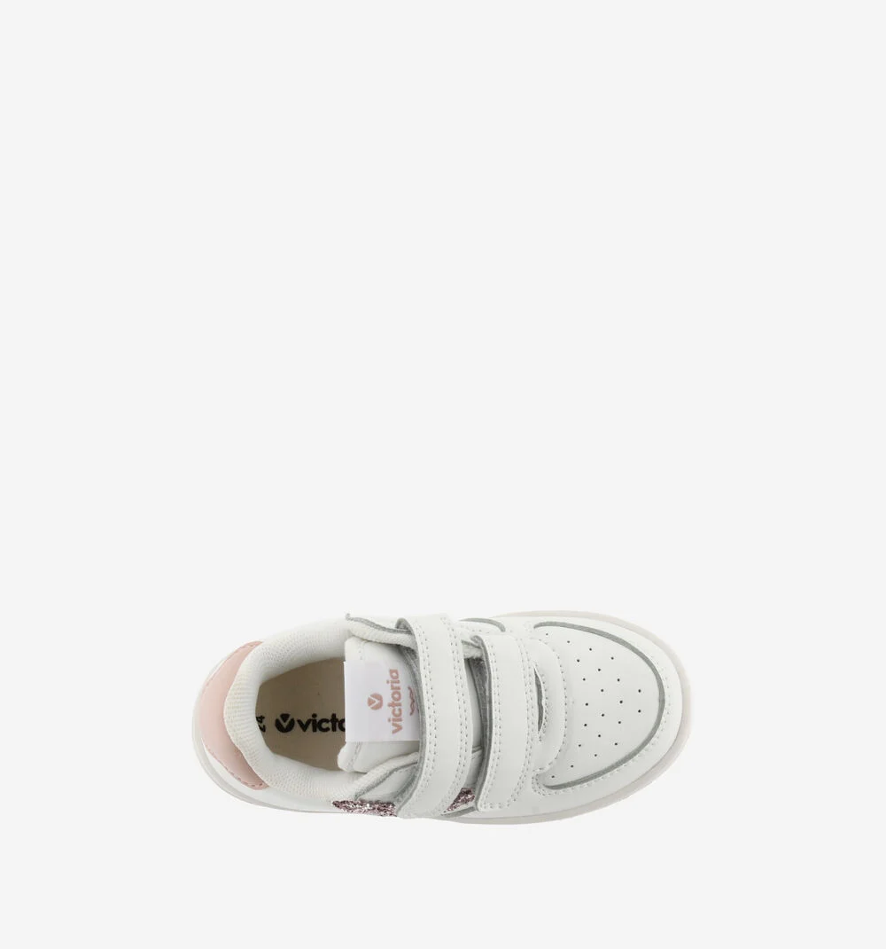 TIEMPO PIÈCES FANTAISIE Baskets glitter de sport pour fille NUDE