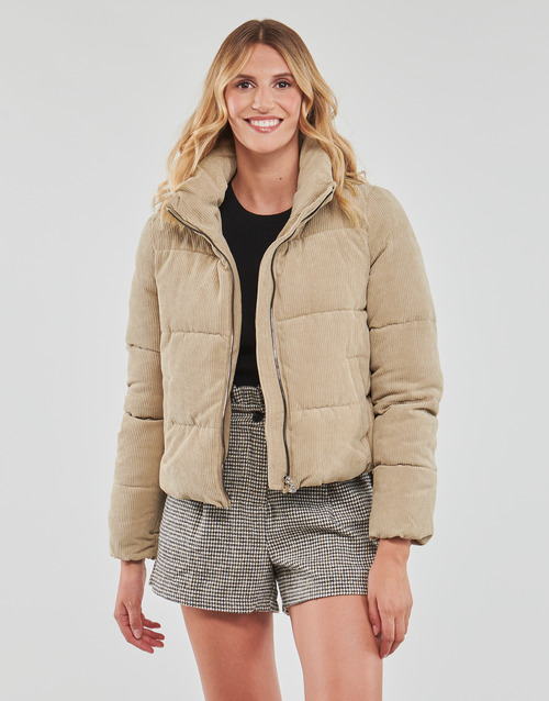 Only - ONLDOLLY CORDUROY PUFFER  CC OTW - Beige