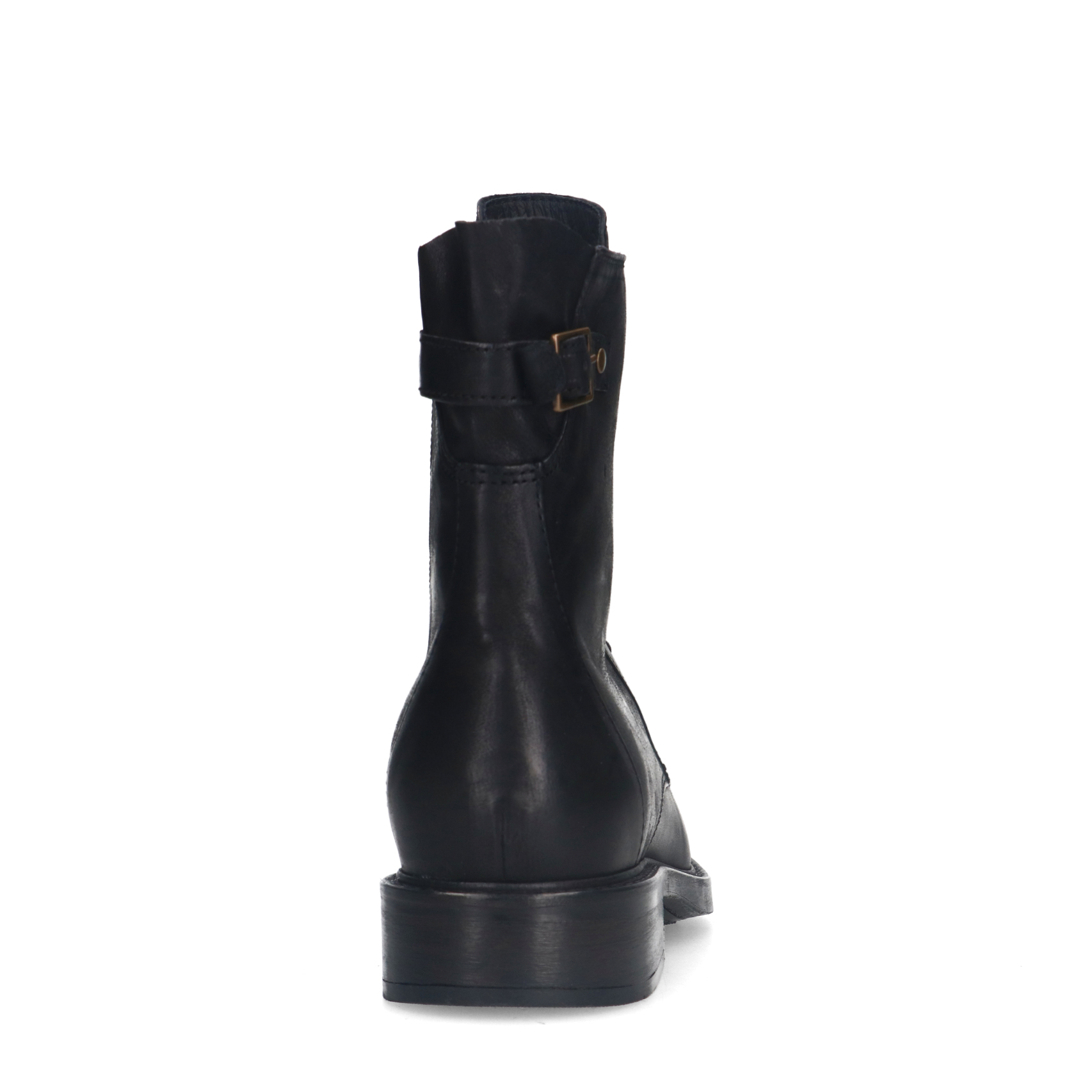 Zwarte leren veterboots