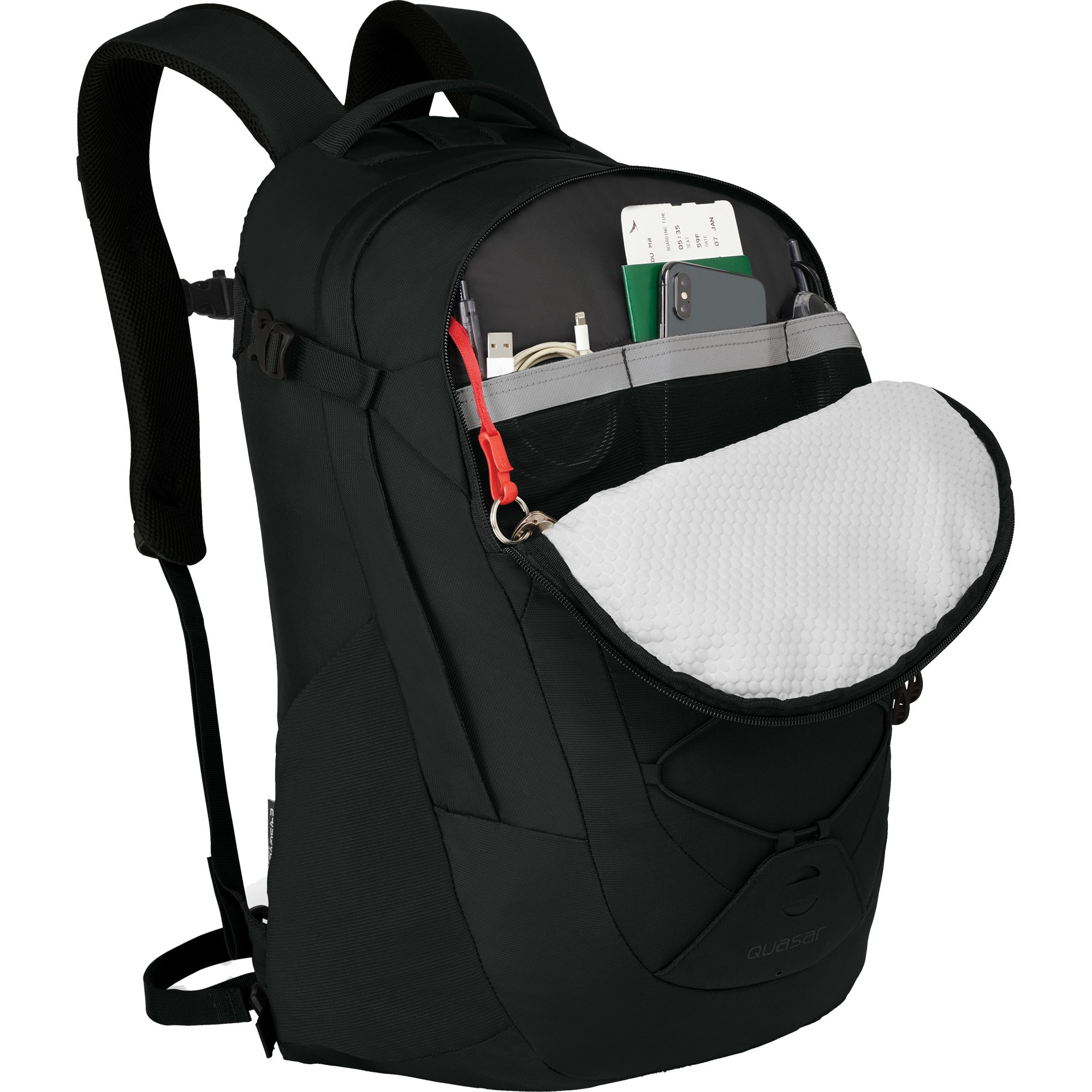 Osprey Quasar Daypack 26l schwarz