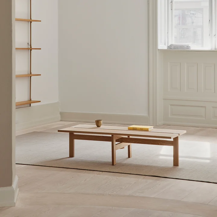 Moebe - Coffee Table, 60 x 32,5 cm, Eiche natur